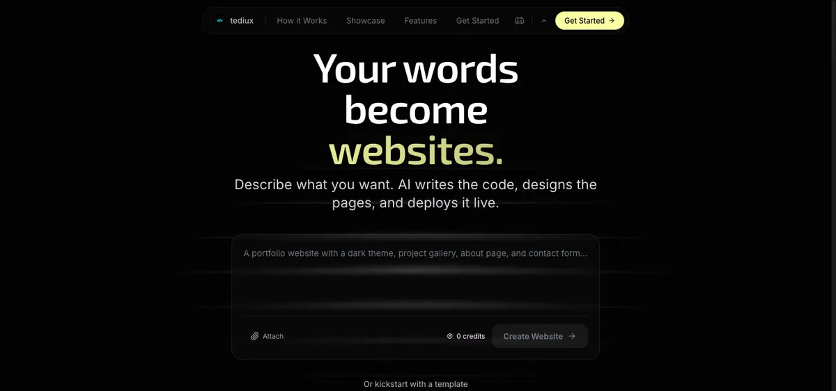 Tediux — product screenshot